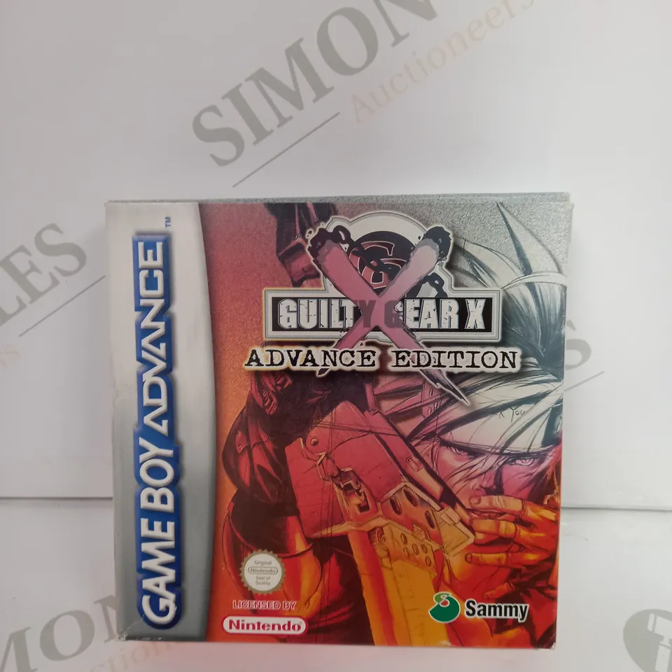 NINTENDO GAME BOY ADVANCE GUILTY GEAR X ADVANCE EDITION