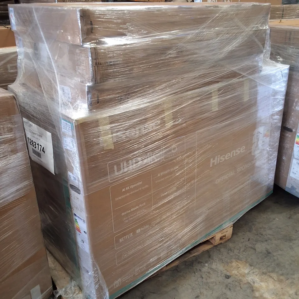 PALLET CONTAINING 10 ASSORTED DAMAGED TVS