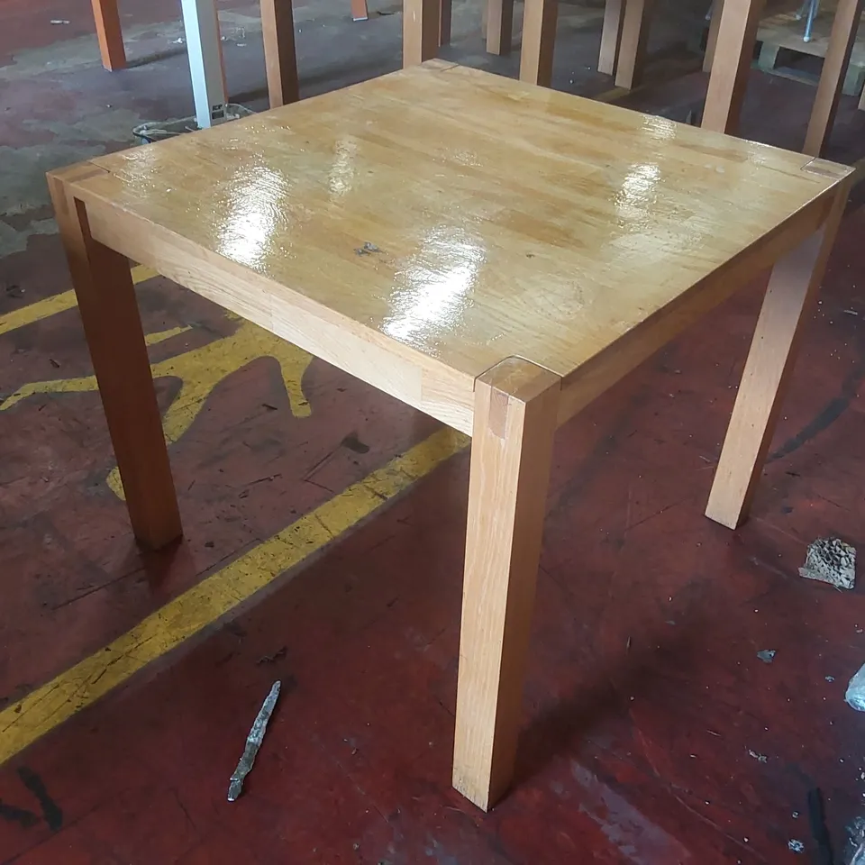 SOLID WOOD RESTAURANT DINING TABLE