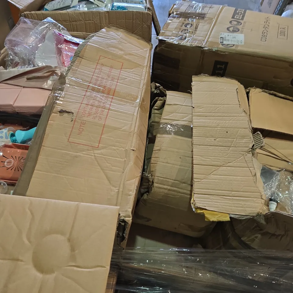 PALLET OF LARGE QUANITY OF ASSORTED ITEMS TO INCLUDE LINT ROLLER, TOILET BRUSH, BRILO PADS, ETC - COLLECTION ONLY