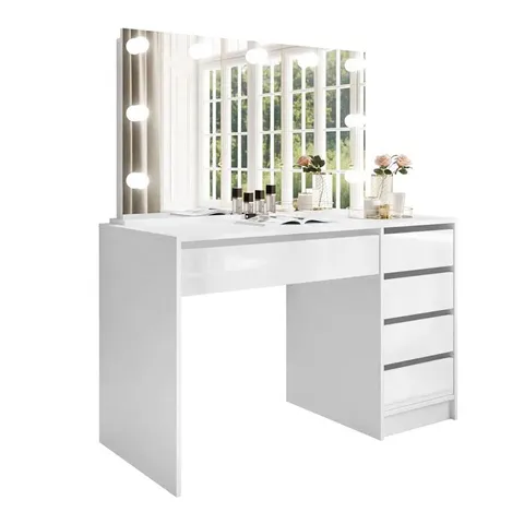 BOXED AMINUL DRESSING TABLE WITH MIRROR (INCOMPLETE, ONLY 2 OF 3 BOXES)