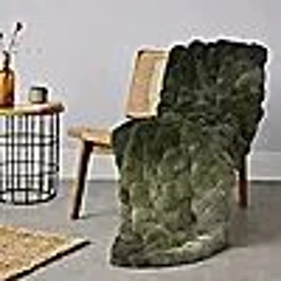 COZEE HOME GIFTABLE TEXTURED LUXURY FAUX FUR THROW