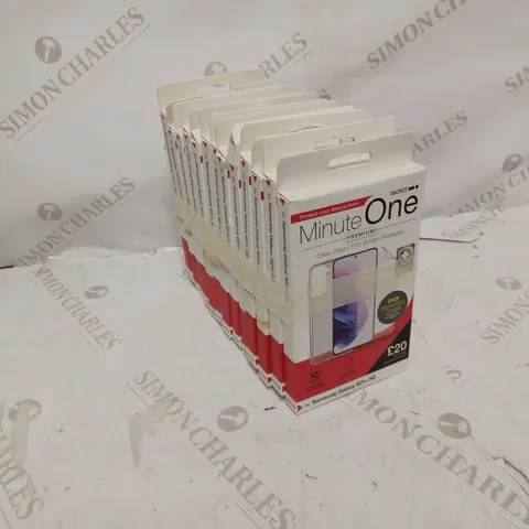LOT OF 13 MINUTE ONE CLEAR CASE & SCREEN PROTECTOR KITS FOR SAMSUNG GALAXY S21+5G