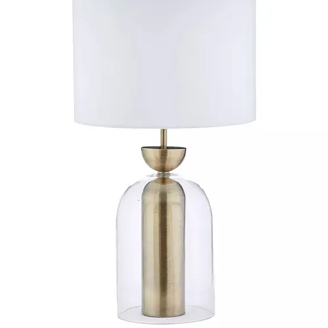 BOXED CECILIA TABLE LAMP - GLASS - COLLECTION ONLY