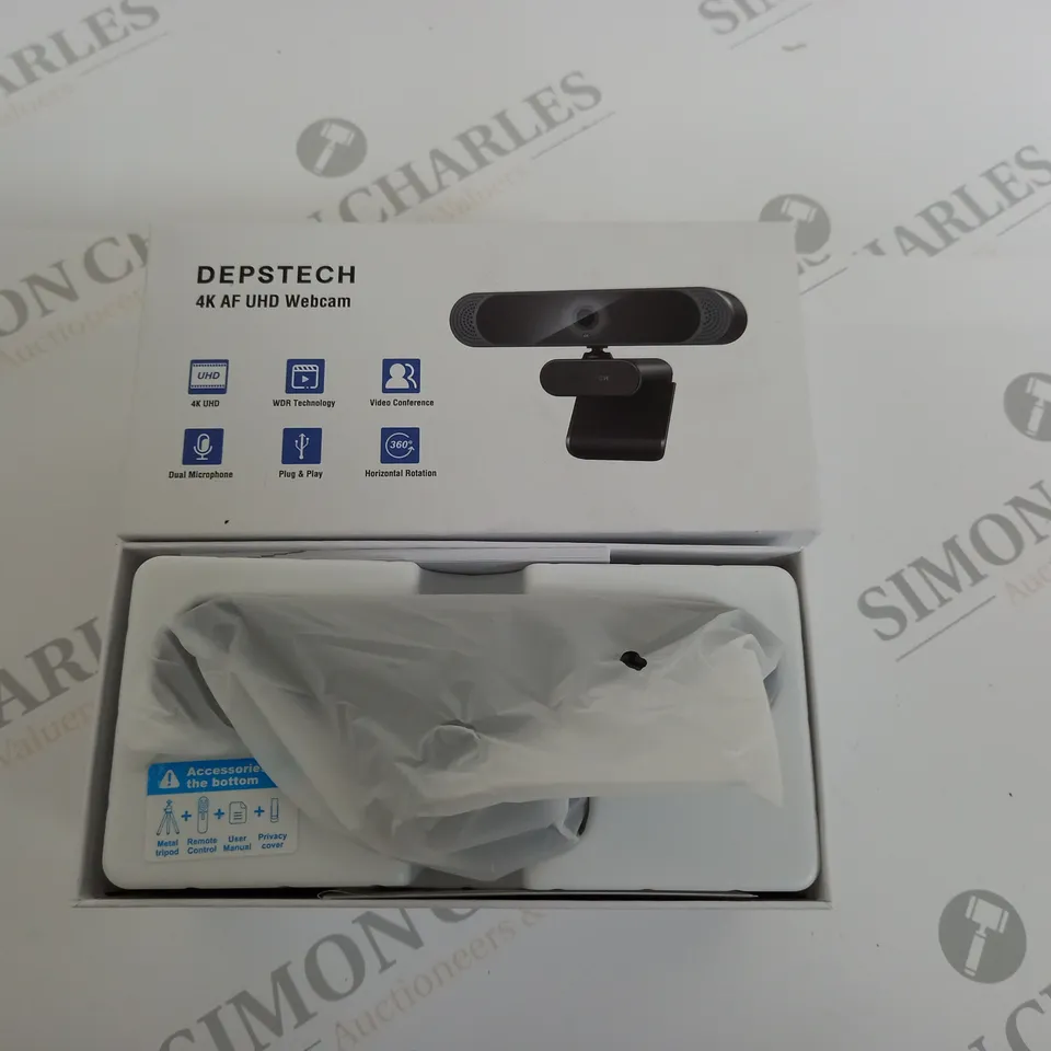 BOXED DEPSTECH 4K AF UHD WEBCAM