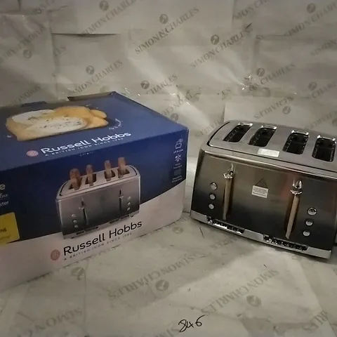 BOXED RUSSELL HOBBS 4 SLICE TOASTER 