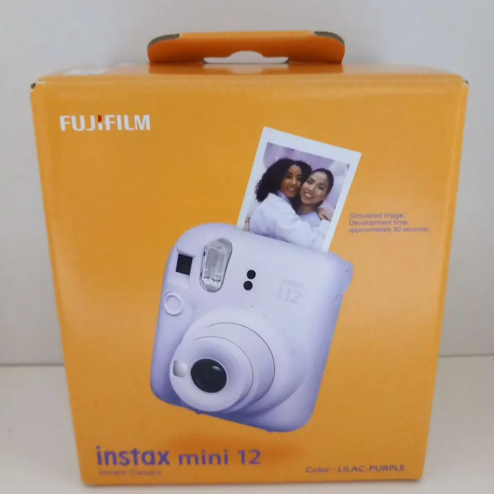 BOXED FUJIFILM INSTAX MINI 12 INSTANT CAMERA