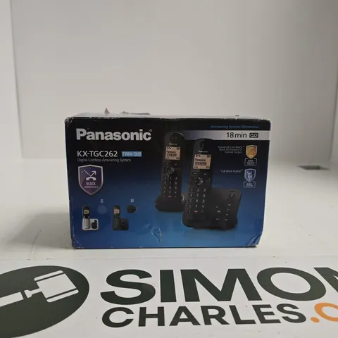 PANASONIC KX-TGC262 DIGITAL CORDLESS ANSWERING SYSTEM – TWIN/DUO