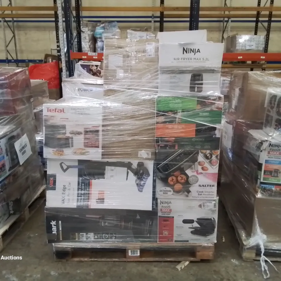PALLET OF APPROXIMATELY 22 UNPROCESSED RAW RETURN HOUSEHOLD AND ELECTRICAL GOODS TO INCLUDE;