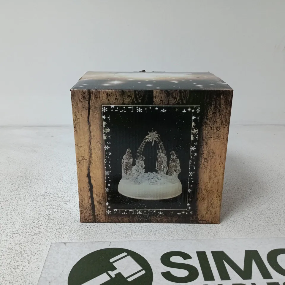 BOX OF 10 X LIGHT UP CHRISTMAS NATIVITY SCENE