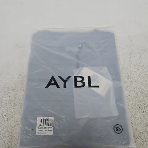 BAGGED AYBL MIND OVER MATTER MIND OVER MATTER V2 OVERSIZED T SHIRT β BLUE, XS