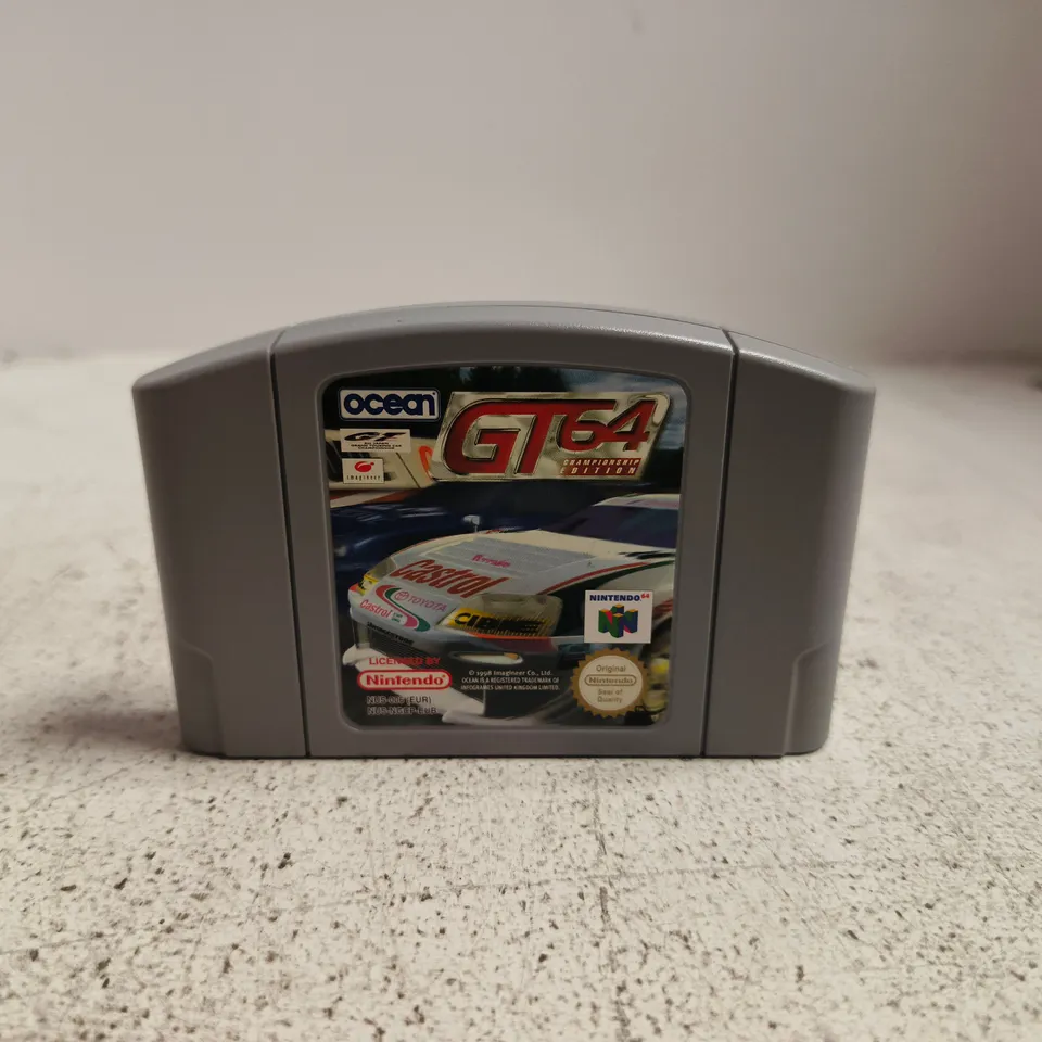 NINTENDO 64 GAME PAK CARTRIDGE – GT64 (OCEAN)