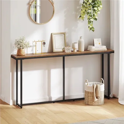 BOXED YAHEETECH 180cm UNFINISHED CONSOLE TABLE (1 BOX)
