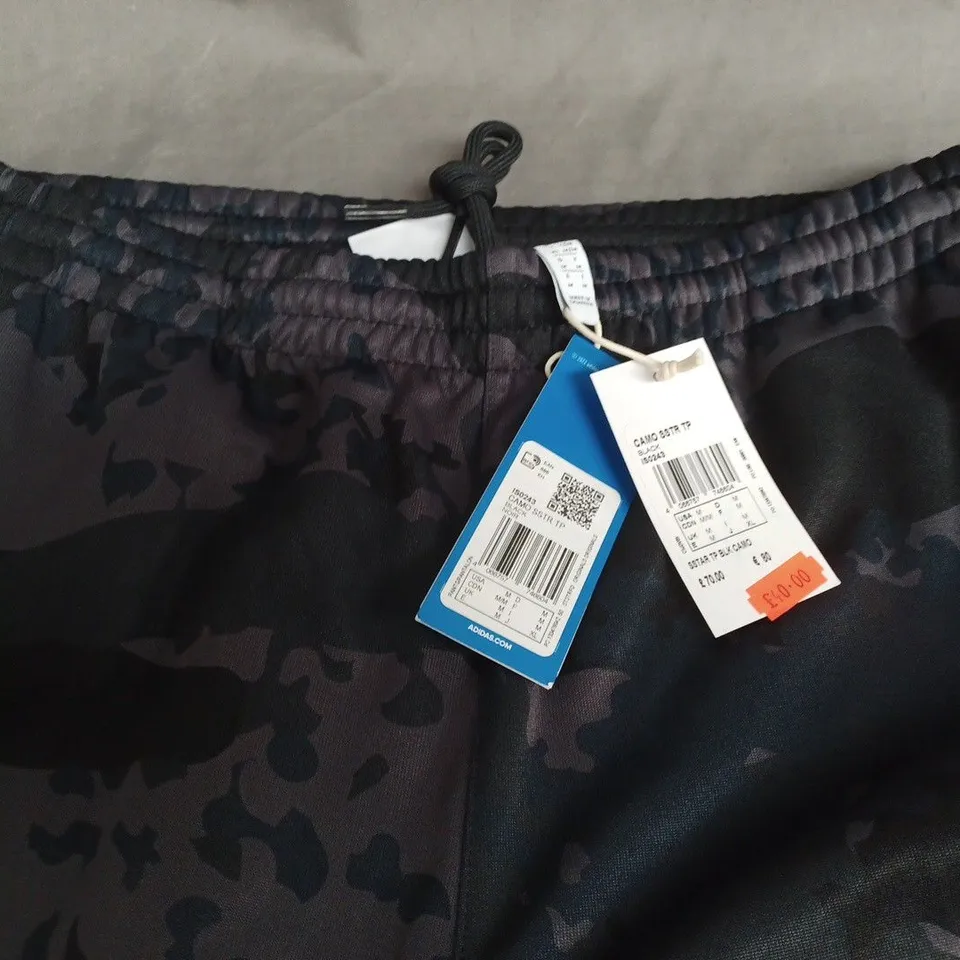 ADIDAS CAMO TRACK PANTS - UK M