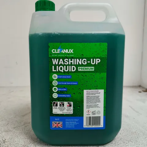 CLEANUX WASHING-UP LIQUID PREMIUM – 5 LITRE