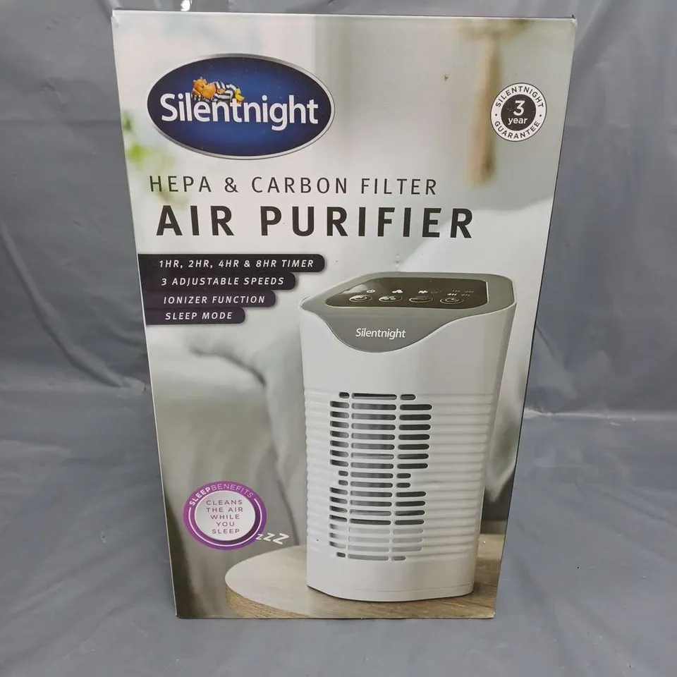 SILENTNIGHT HEPA AND CARBON FILTER AIR PURIFIER
