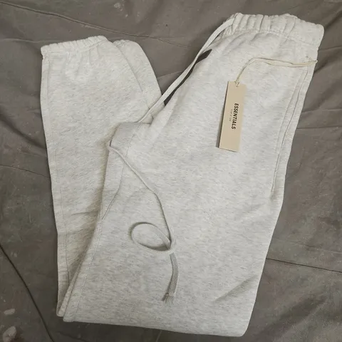 ESSENTIALS FEAR OF GOD JOGGERS IN WHITE - XS