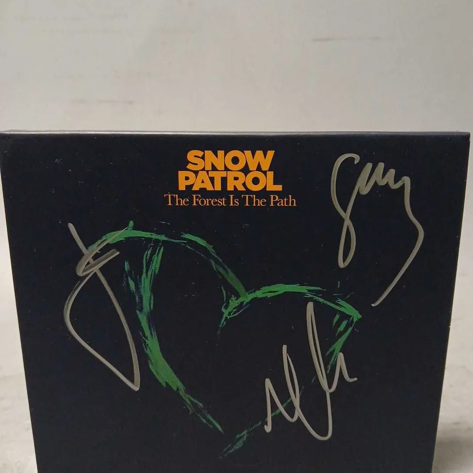 SIGNED SNOW PATROL THE FOREST IS THE PATH CD