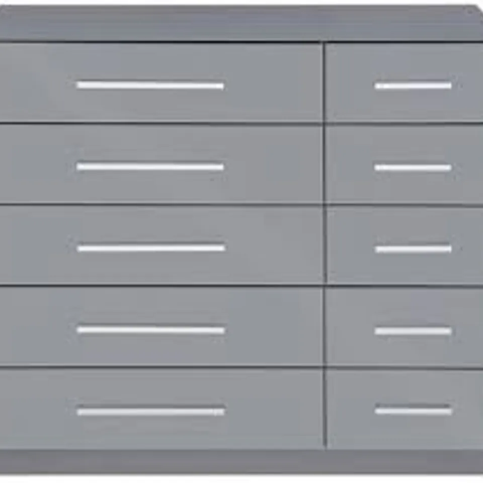 BOXED PRAGUE 5+5 GREY CHEST (2 BOXES) RRP £219.99