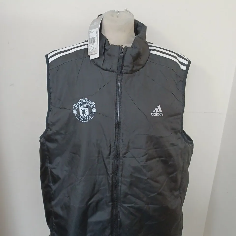 MANCHESTER UNITED FC OFFICAL PADDED GILET SIZE L