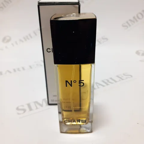 BOXED CHANEL NO 5 EAU DE TOILETTE 50ML