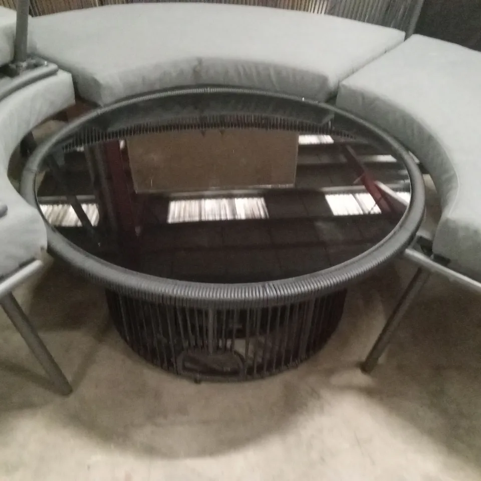 OUTDOOR DESIGNER SOFA SET WITH TABLE 