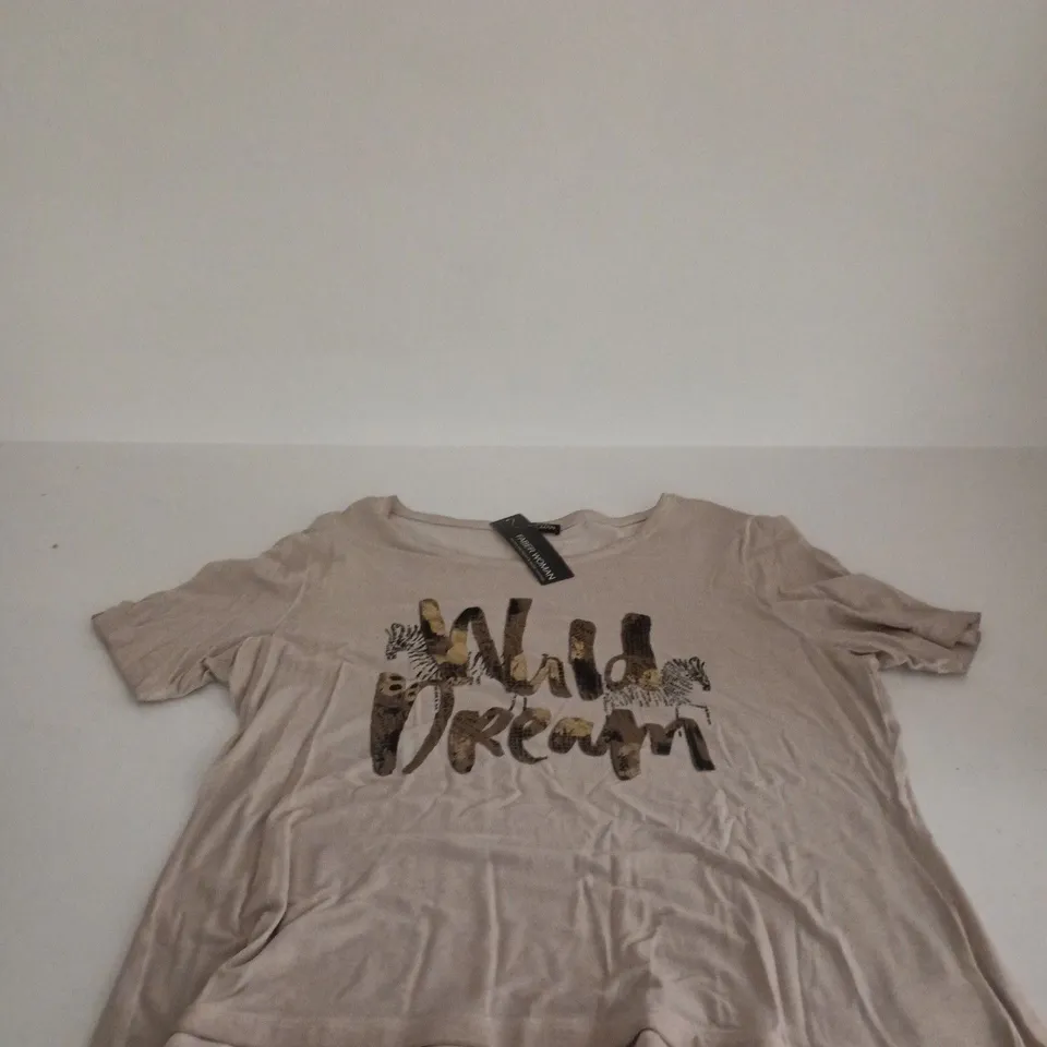FABER WOMAN "WILD DREAM" T SHIRT SIZE EU 44 TAGGED