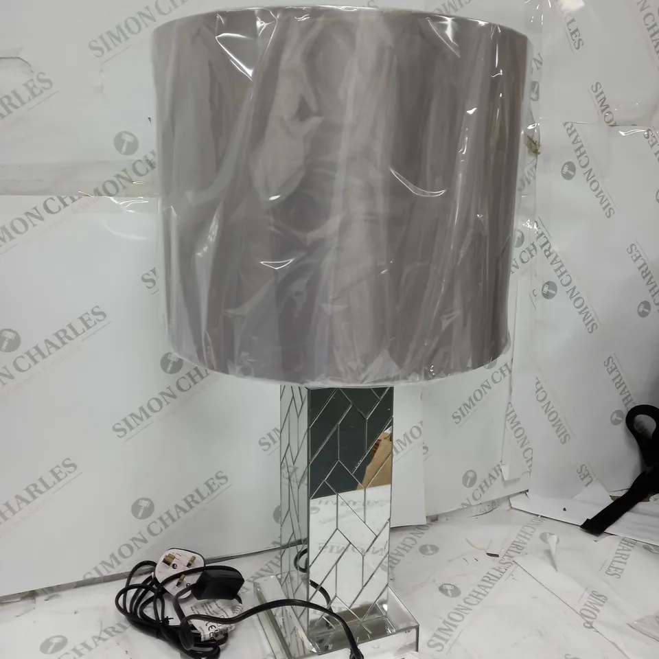 OUTLET JM BY JULIEN MACDONALD MIRRORED PAVED TABLE LAMP