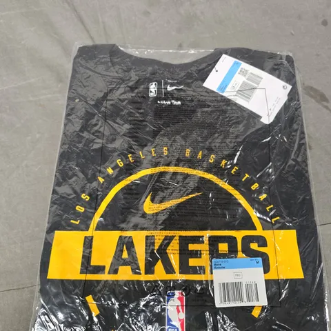 NIKE LAKERS MEN'S APPAREL β BLACK, SIZE M