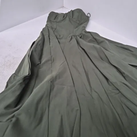 HOUSE OF CB GREEN DRAPED DRESS UK SIZE S