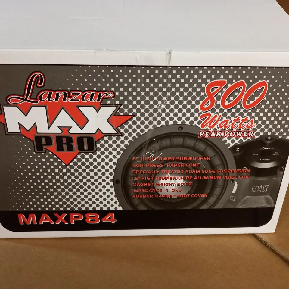 LANZAR MAX PRO MAXP84 8" HIGH POWER SUBWOOFER