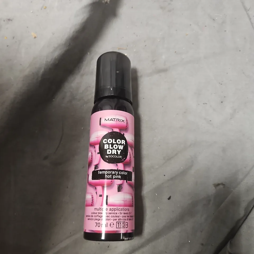 BOX OF APPROXIMATELY 24 MATRIX COLOR BLOW DRY TEMPORARY HAIR COLOUR – HOT PINK (70 ML)