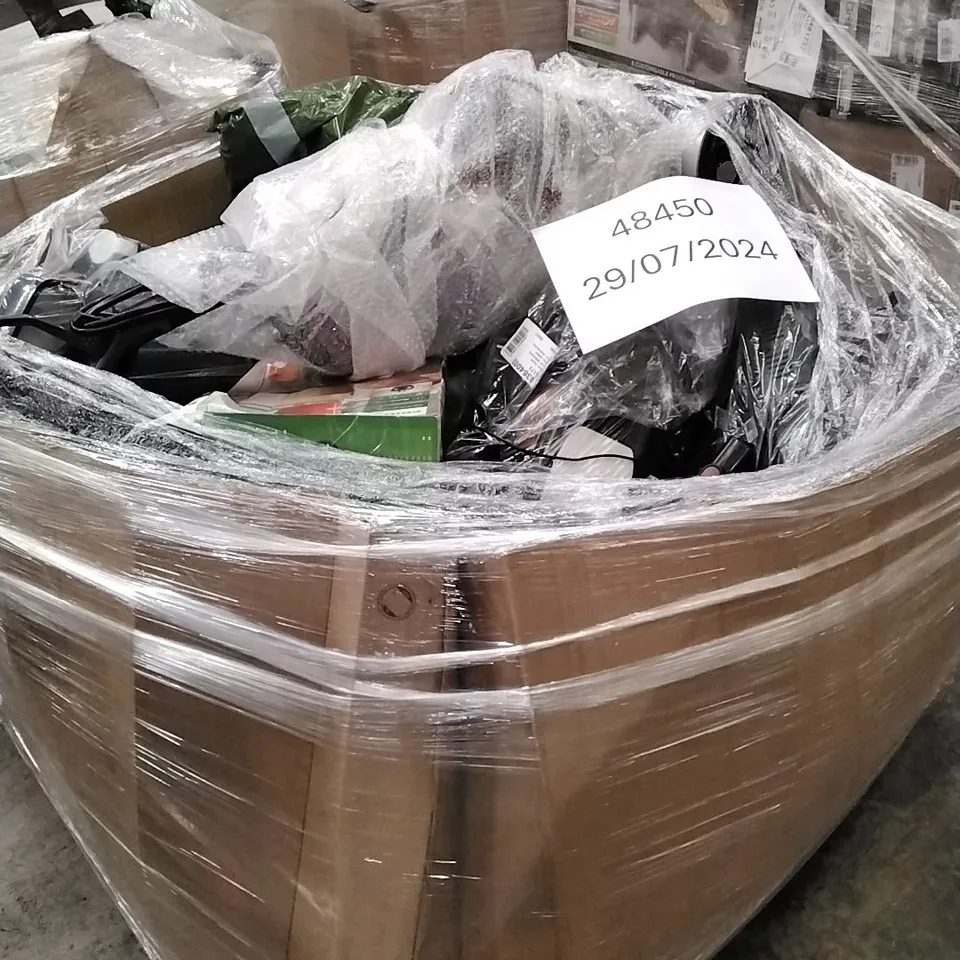 PALLET OF APPROXIMATELY 26 UNPROCESSED RAW RETURN HOUSEHOLD AND ELECTRICAL GOODS TO INCLUDE;