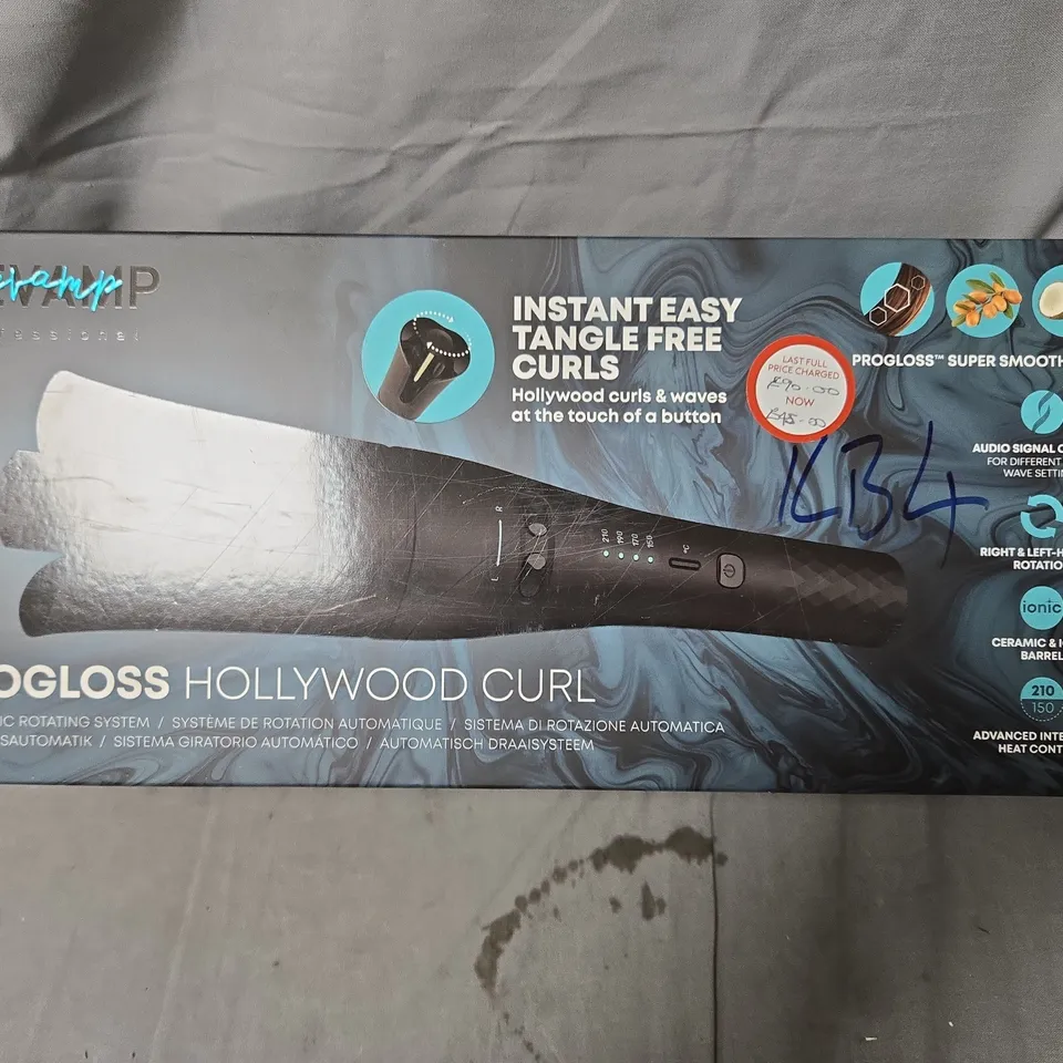 PROGLOSS HOLLYWOOD CURL HAIR STYLING WAND – BOXED