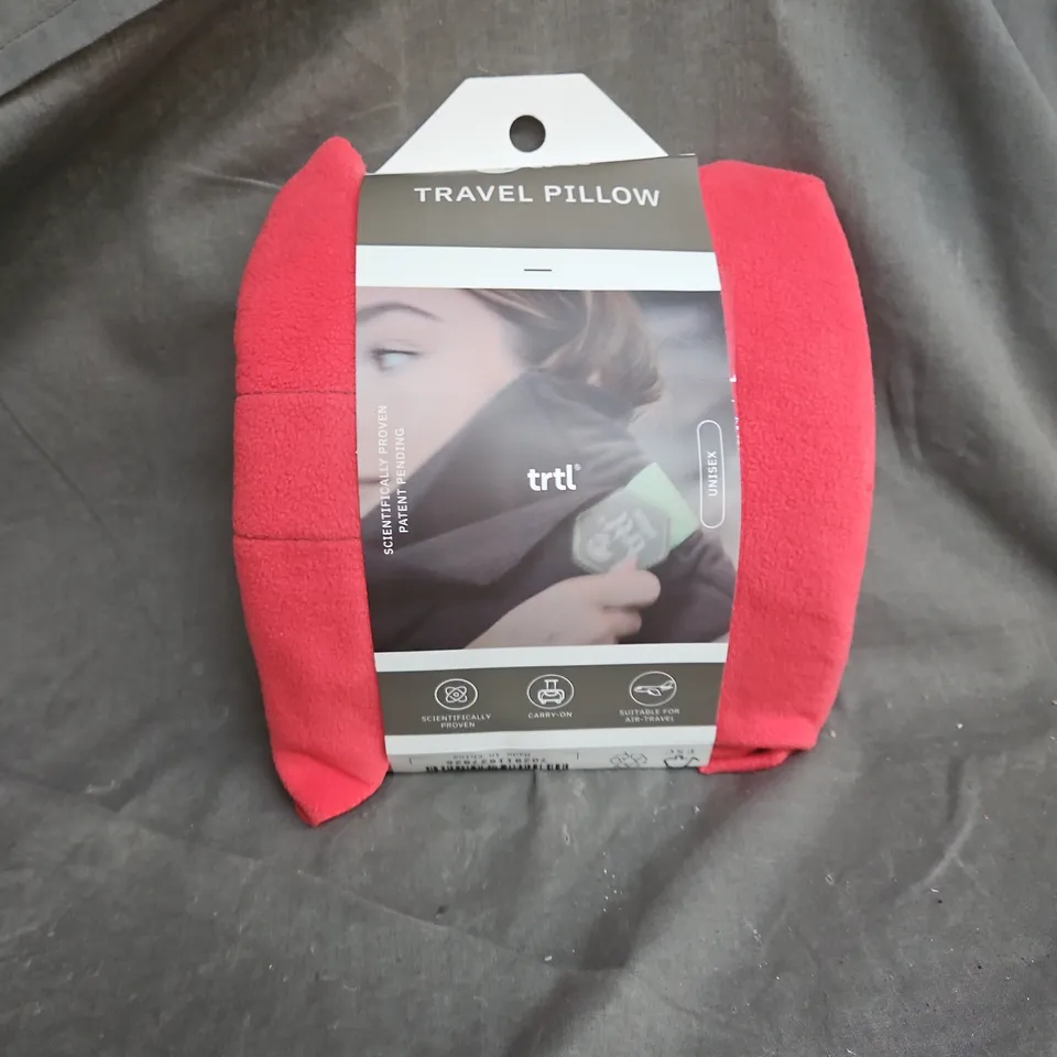 TRTL TRAVEL PILLOW - RED NECK SUPPORT CUSHION