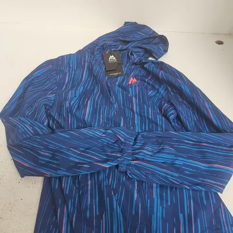 MONTIREX VIGOUR PRINT WINDBREAKER β MARINE BLUE, SIZE M