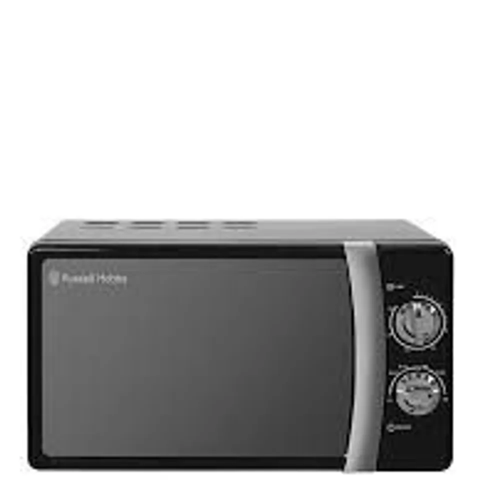 BOXED RUSSELL HOBBS RHMM701B 17-LITRE MANUAL MICROWAVE - JET BLACK RRP £79