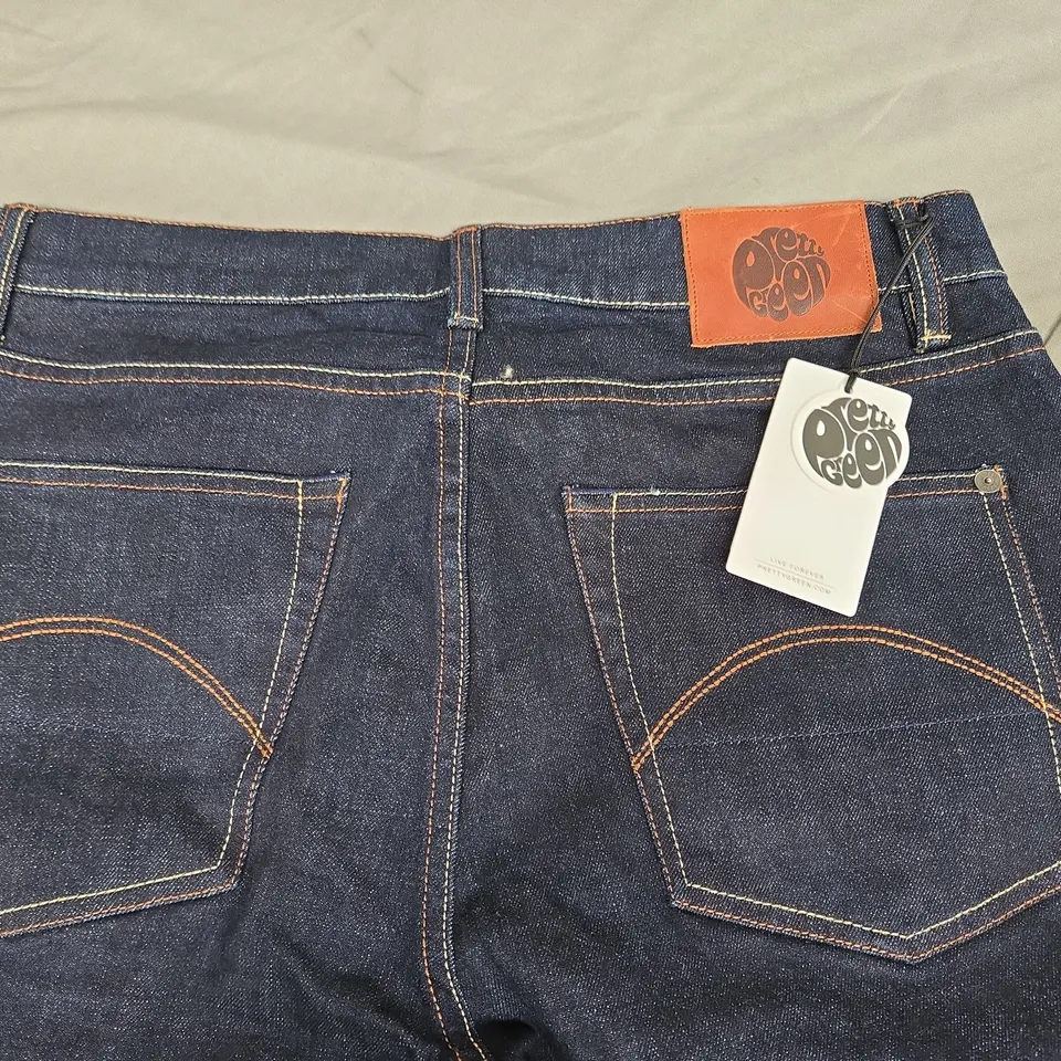 PRETTY GREEN MENS SLIM FIT JEANS - 32 S