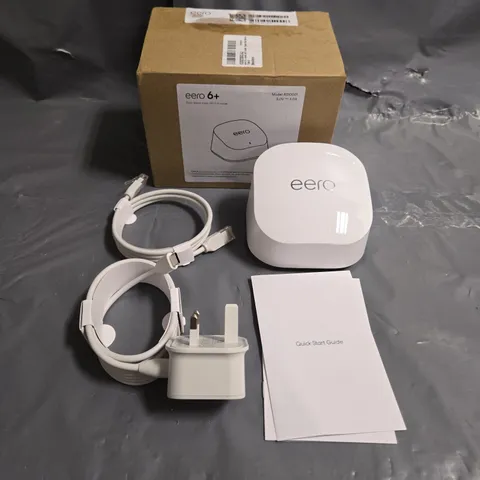 BOXED EERO 6+ DUAL-BAND MESH WIFI ROUTER