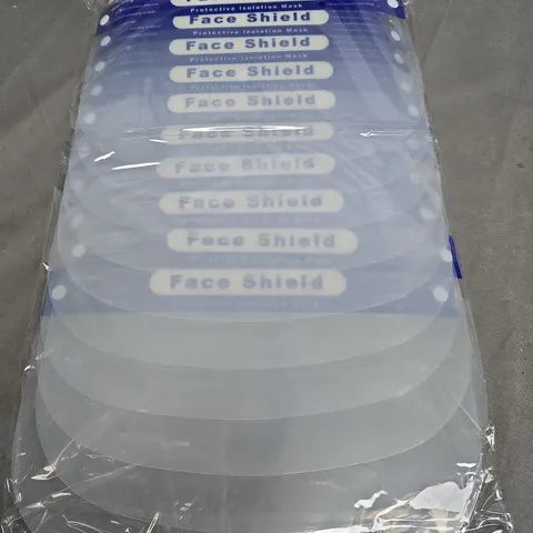 LARGE QUANTITY OF FACE SHEILDS