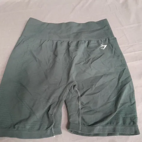GYMSHARK GREEN TRAINING SHORTS - XL