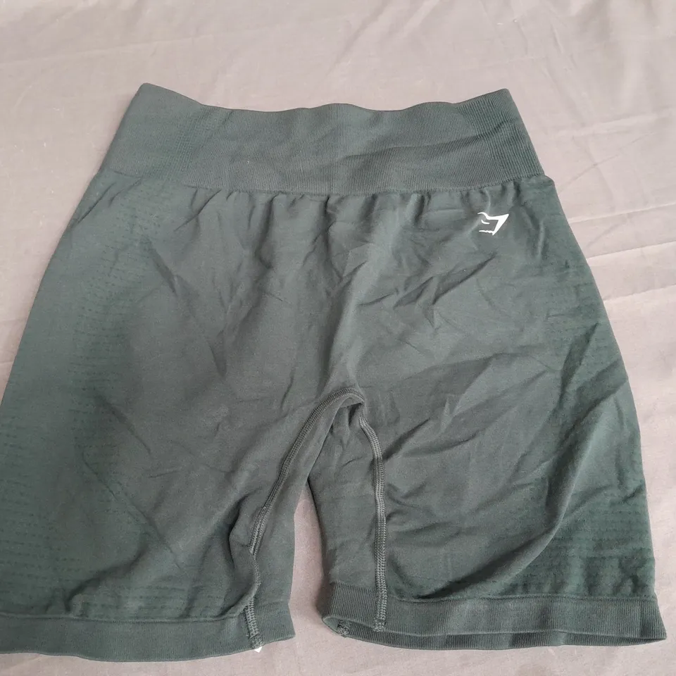 GYMSHARK GREEN TRAINING SHORTS - XL