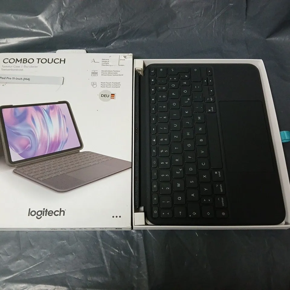 LOGITECH COMBO TOUCH KEYBOARD CASE FOR IPAD PRO 11-INCH (M4) – BOXED