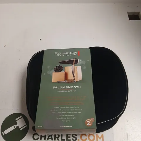 REMINGTON SALON SMOOTH HAIRDRYER GIFT SET – BOXED