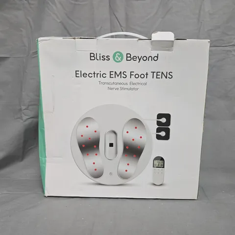 BLISS & BEYOND ELECTRIC EMS FOOT TENS TRANSCUTANEOUS ELECTRICAL NERVE STIMULATOR
