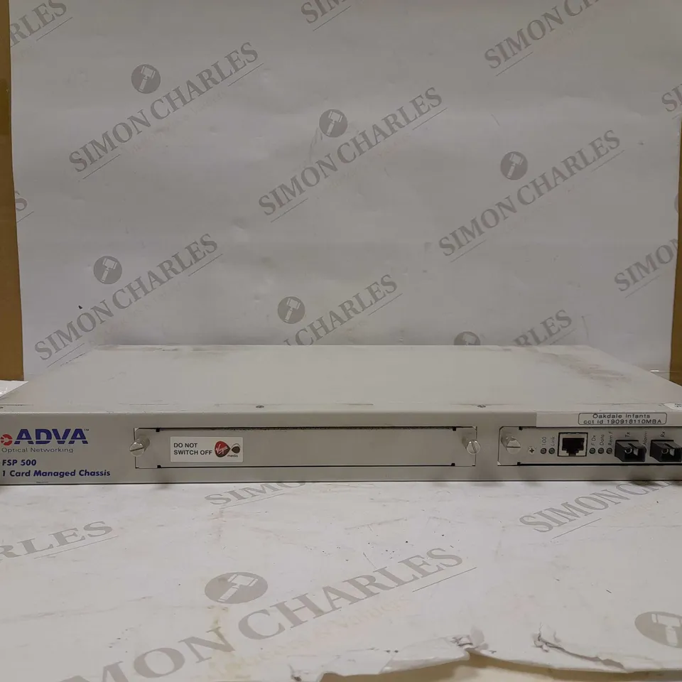 ADVA FSP 500 2 CARD CHASSIS OPTICAL ACCESS DEVICE