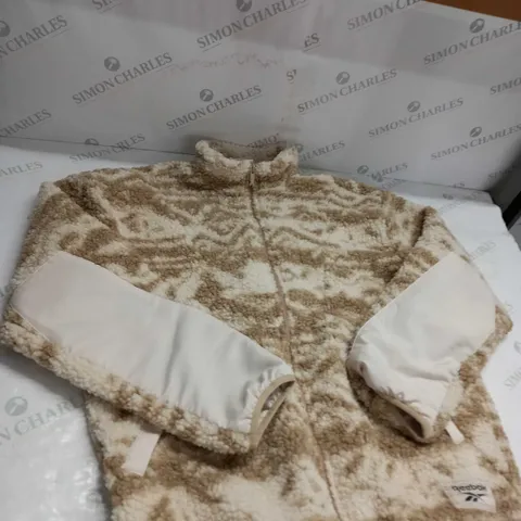 CREAM REEBOOK JACKET SIZE M