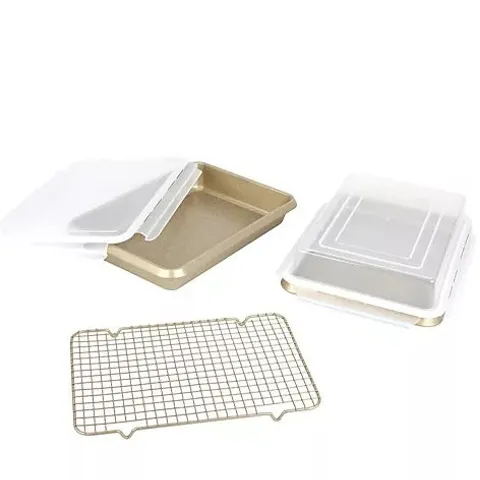 CURTIS STONE SET OF 2 ROAST AND BAKE STORE PANS