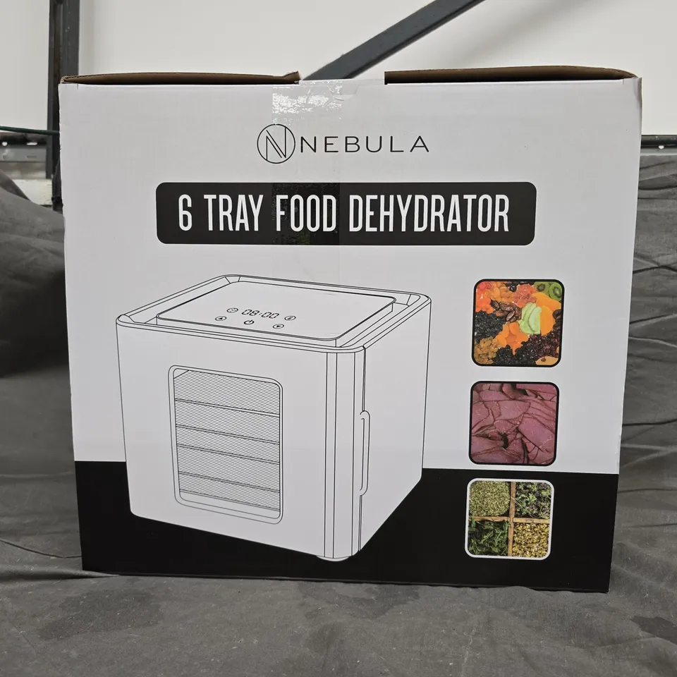 NEBULA 6 TRAY FOOD DEHYDRATOR – BOXED