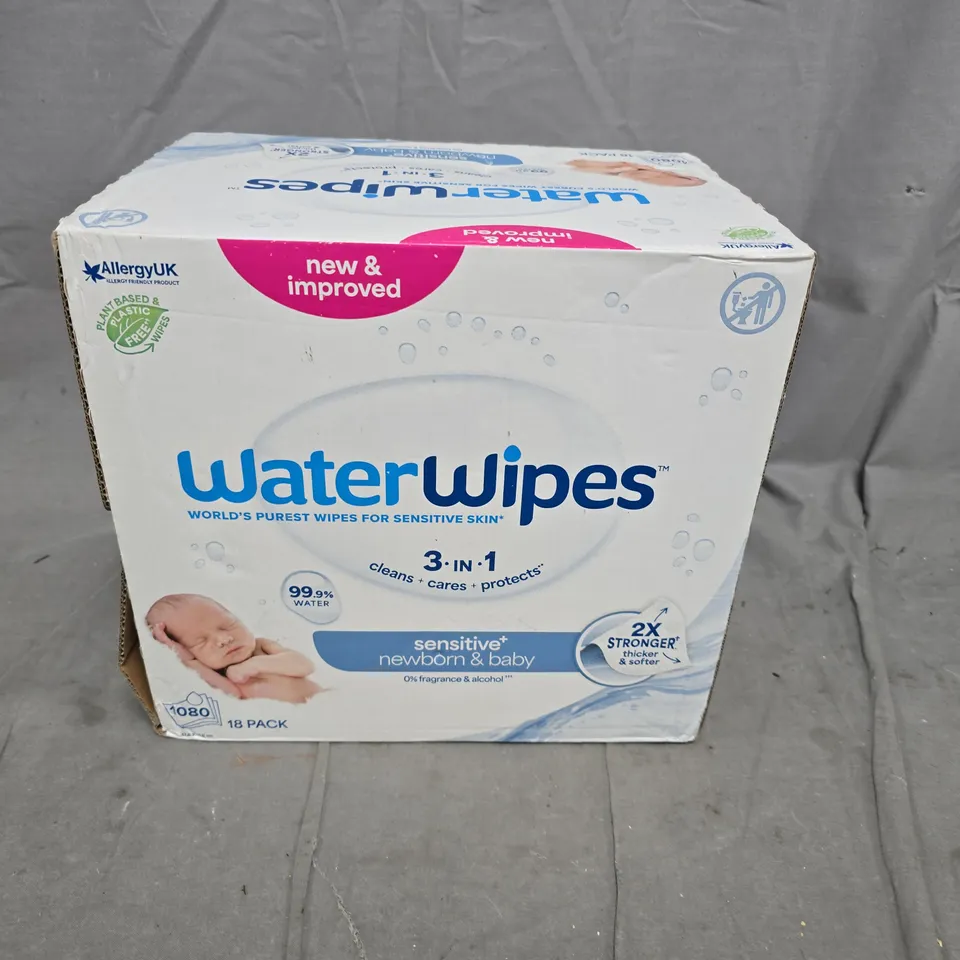 WATERWIPES BABY WIPES – 18 PACK